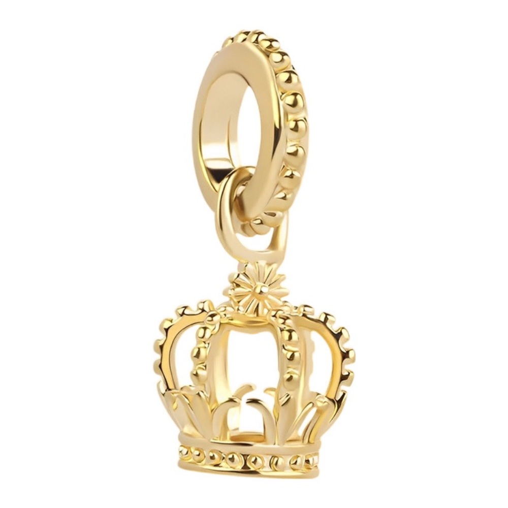Linx Gold Royal Crown Dangle Charm